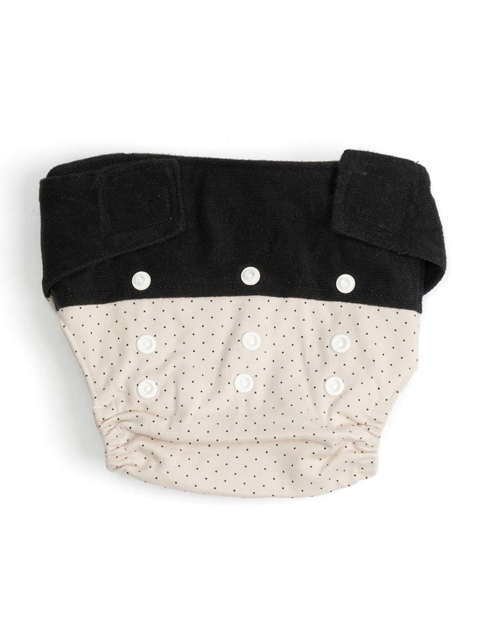 Cuby Baby Reusable Nappy Beige & Black